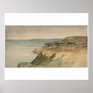 Lyme Regis, Dorset, c.1797 (över rita w/c på tex Poster