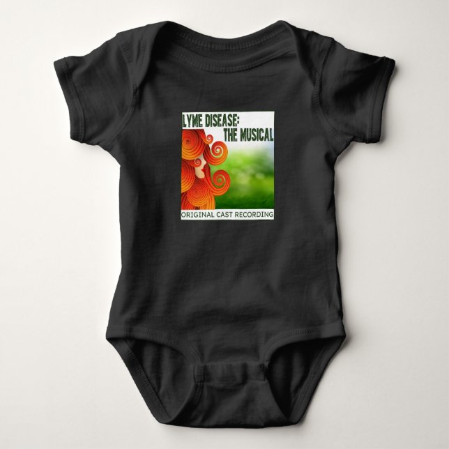 Lyme-sjukan: Musical Album Baby-syndrom T Shirt (Framsida)