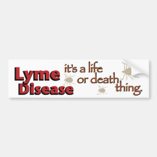 Lyme sjukdom - det är en liv- eller dödsak bildekal