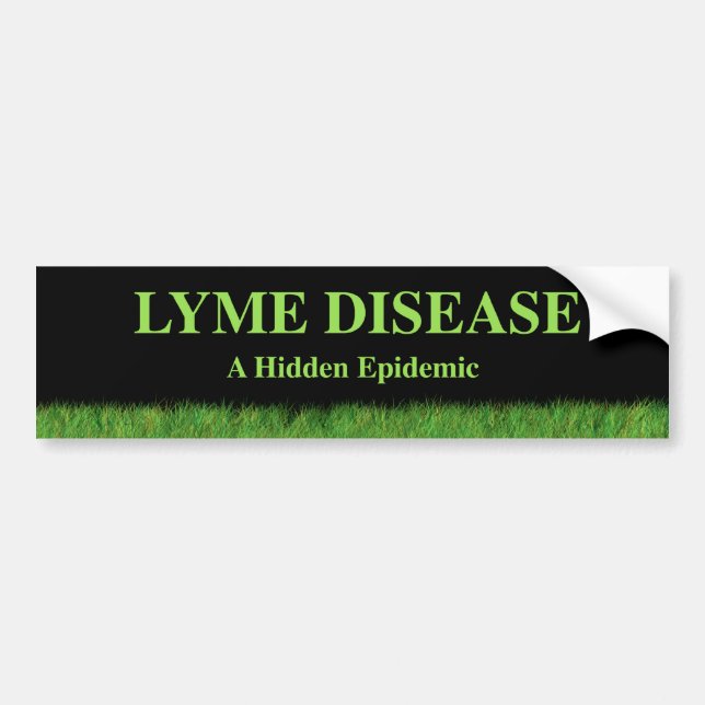 Lyme sjukdombildekal bildekal (Framsidan)