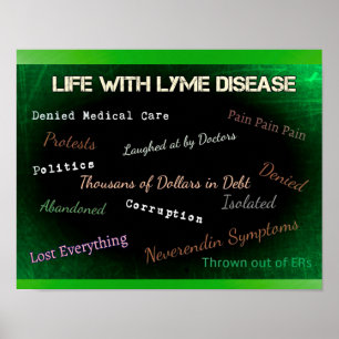 Lyme-sjukdomen Poster på Politiken Lyme