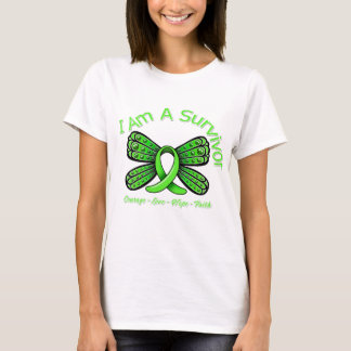 Lyme sjukdomfjäril mig förmiddag en överlevande t shirt