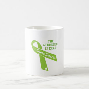 Lyme sjukdommedvetenhet - ansträngningen är kaffemugg