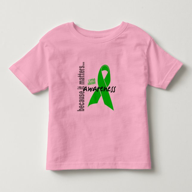 Lyme sjukdommedvetenhet t-shirt (Framsida)