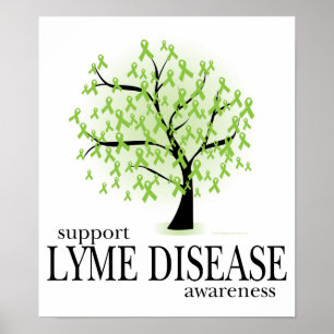 Lyme sjukdomträd poster