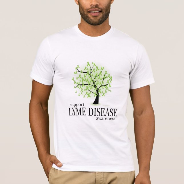 Lyme sjukdomträd t shirt (Framsida)