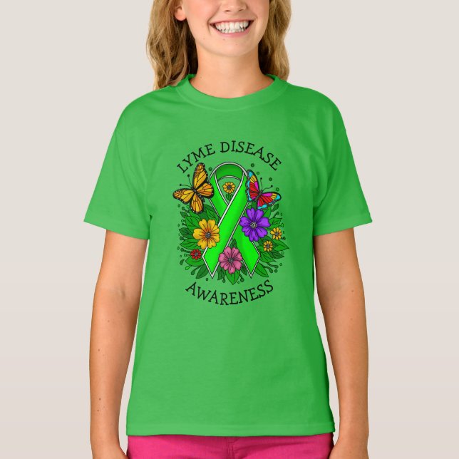 Lymeborrelios banderoll t shirt (Framsida)