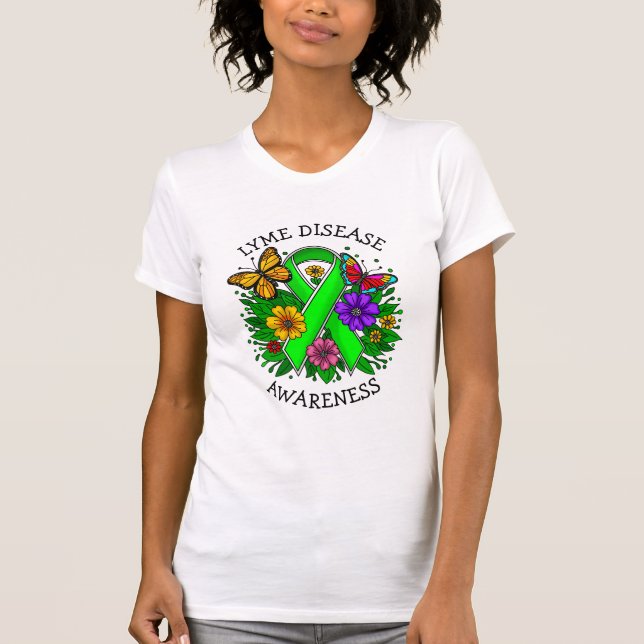 Lymeborrelios banderoll t shirt (Framsida)
