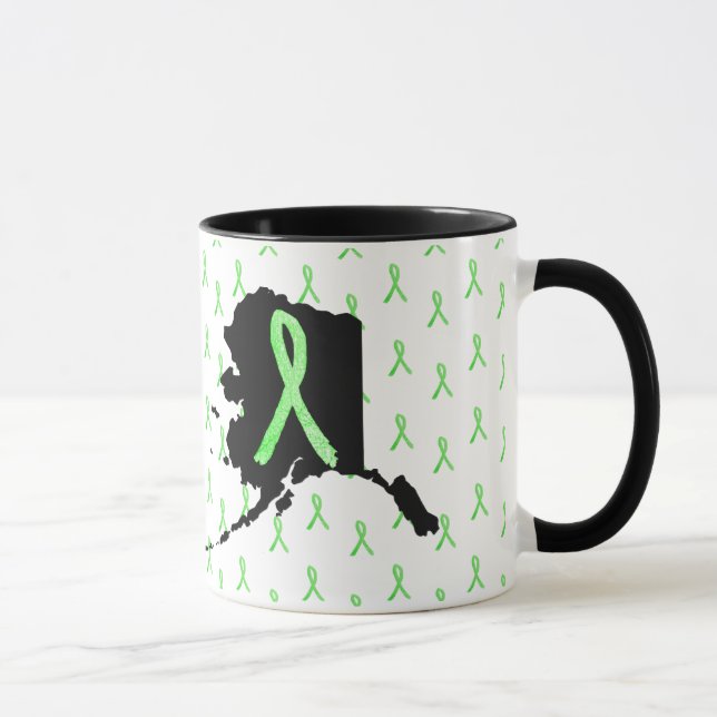 Lymeborrelios - medvetenhet i Alaska Kaffe Mugg (Höger)