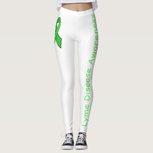 Lymeborrelios Medvetenhet Leggings (Framsida)