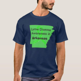 Lymesjuka i Arkansas medvetenhet T-shirt