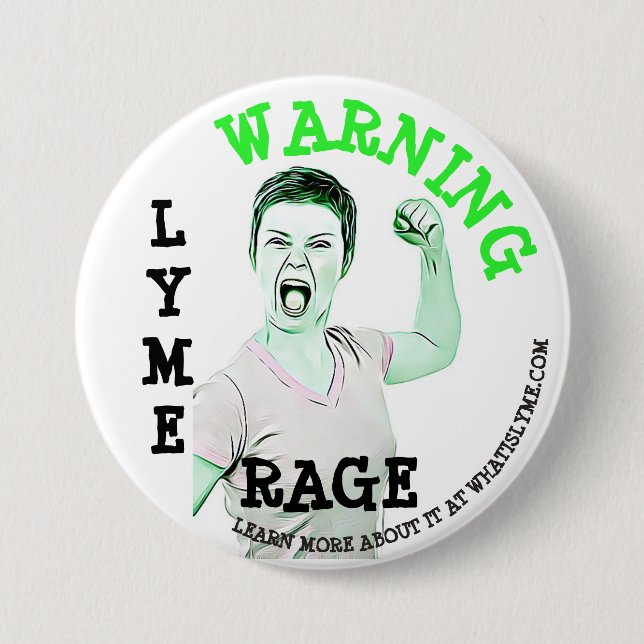 Lymesjuka, "Lyme Rage" Knapp (Framsida)
