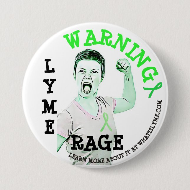 Lymesjuka, "Lyme Rage" Knapp (Framsida)