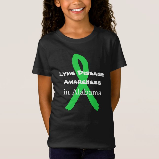 Lymesjuka-medvetenhet i Alabama Tröja med Lyme (Framsida)