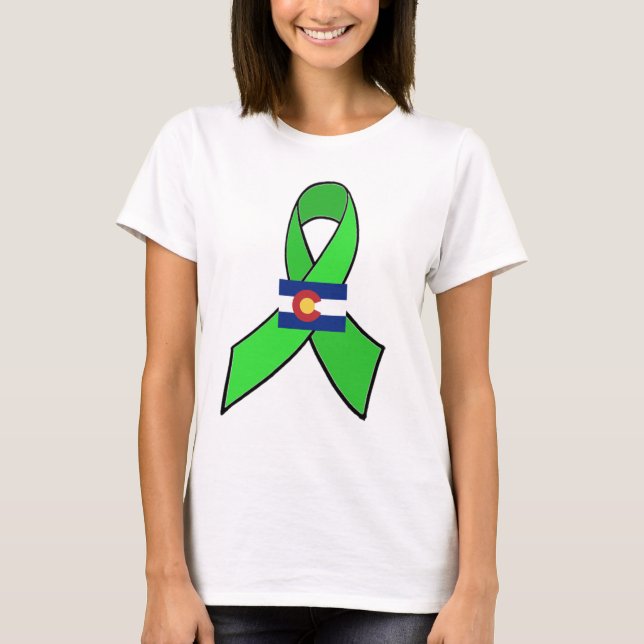 Lymesjuka-medvetenhet i Colorado-tröja Tee Shirt (Framsida)
