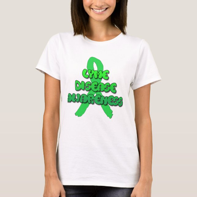 Lymesjuka medvetenhet T-shirt (Framsida)