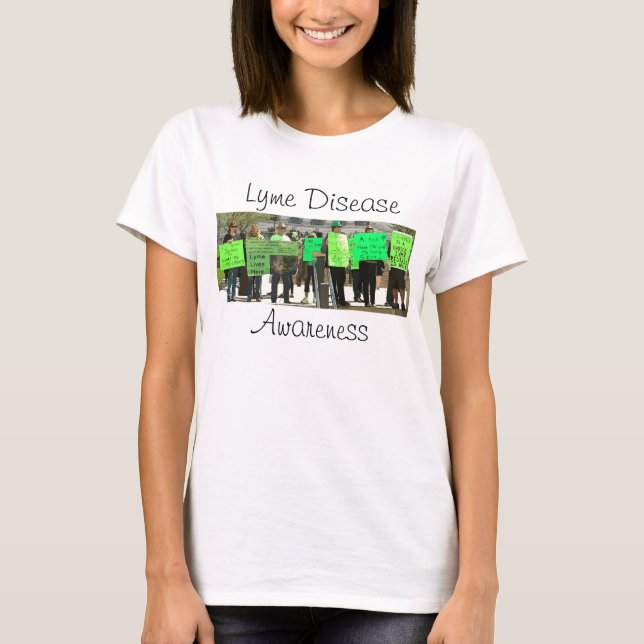 Lymesjuka medvetenhet T-shirt (Framsida)