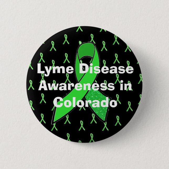 Lymesjukdom Medvetenhet i Colorado Knapp (Framsida)