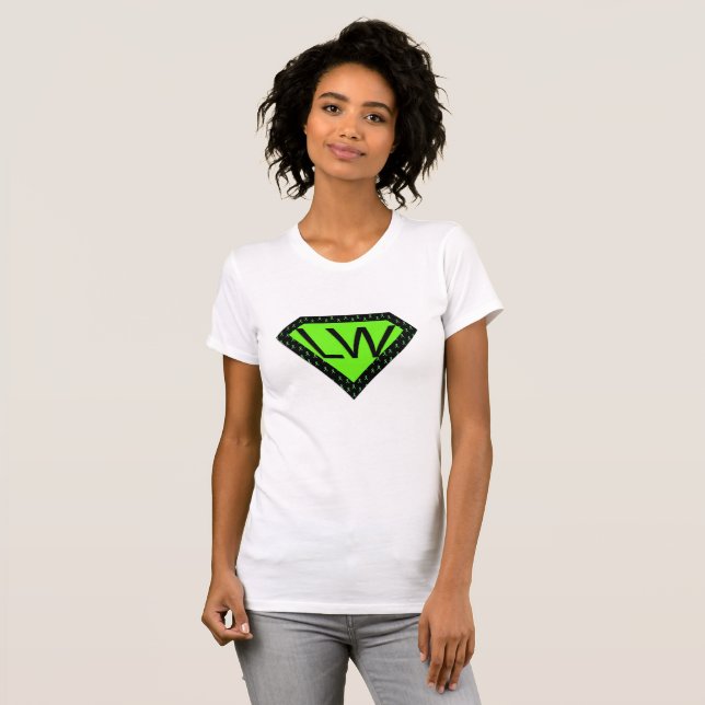 Lymesjukdom Warrior Superhjälte T-Shirt (Hel framsida)
