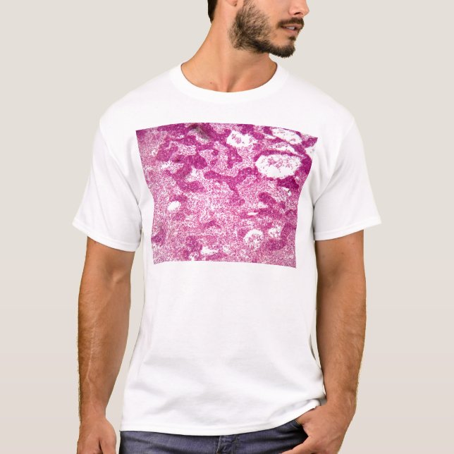 Lymfaknutpunktceller under mikroskopet t-shirt (Framsida)