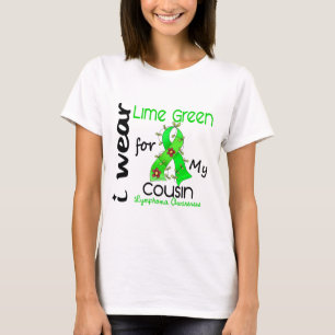 Lymfkörtelcancer ha på sig jag limefruktgrönt f tee shirt