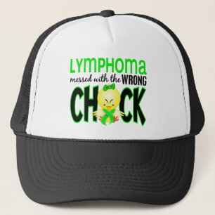 Lymfkörtelcancer röra med den fla chicken truckerkeps