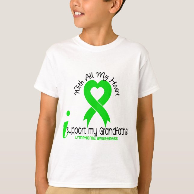 LYMFKÖRTELCANCER stöttar jag min farfar Tröja (Framsida)