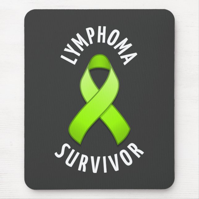Lymfkörtelcancercanceröverlevande Mousepad Musmatta (Framsidan)