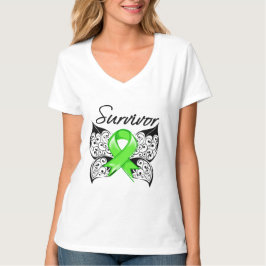 Lymfkörtelcanceröverlevandefjäril T Shirt