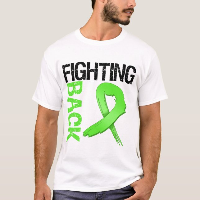 Lymfkörtelcancerstridighetbaksida T-shirt (Framsida)