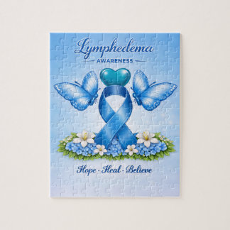 Lymfödem medvetenhetspussel pussel