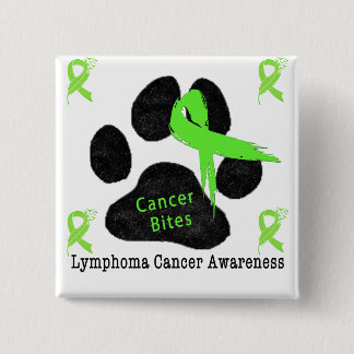 Lymfom Cancerstödd Hundpaw Band Pinje Knapp