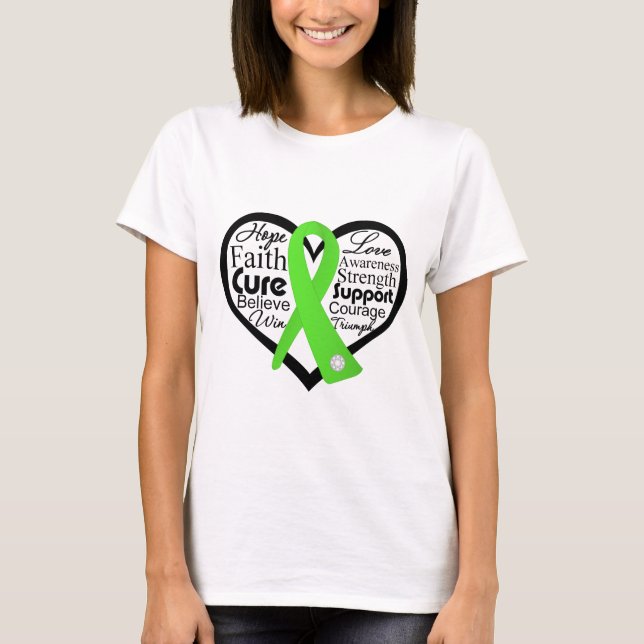 Lymfom Hjärtband T-shirt (Framsida)