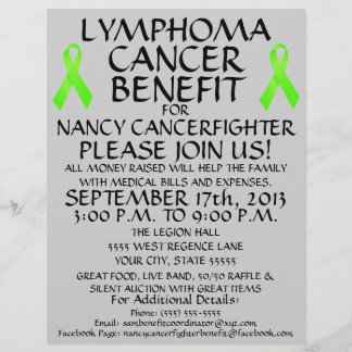 Lymfomcancer Kampanj Flyer