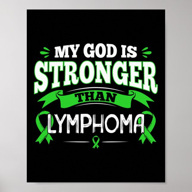 Lymfommedvetenhetspresent För Blodcancerpatienter Poster (Framsidan)