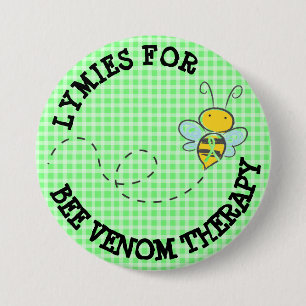 Lymies för Bee Venom Therapy Button Knapp