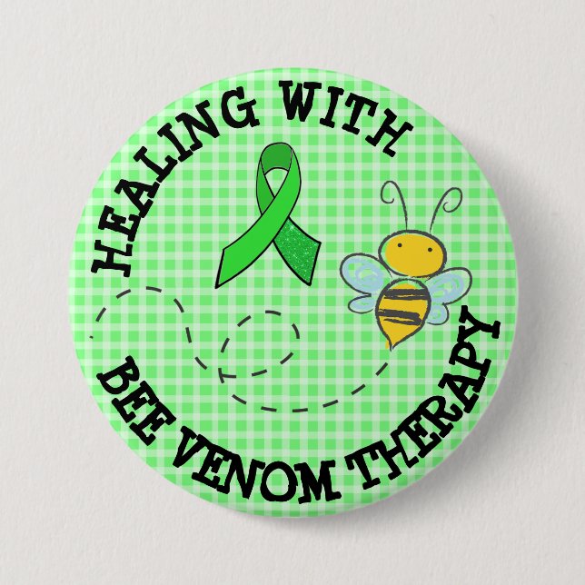 Lymies för Bee Venom Therapy-knapp Knapp (Framsida)