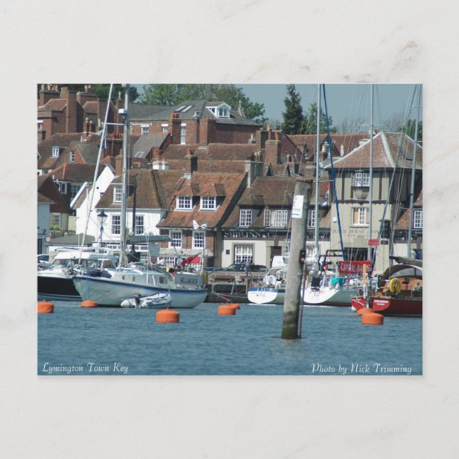 Lymington Town Nyckel Vykort (Framsida)