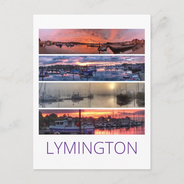 Lymington Vykort (Framsida)