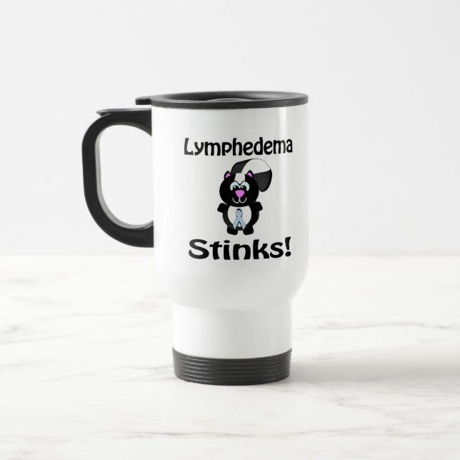 Lymphedema Stinks Skunk Awareness Design Resemugg (Vänster)
