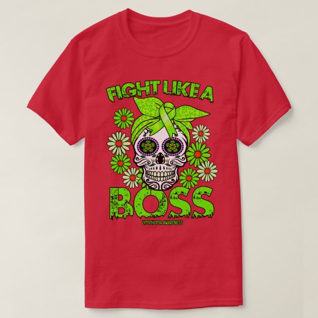 Lymphoma Awareness match som chef T Shirt (Design framsida)