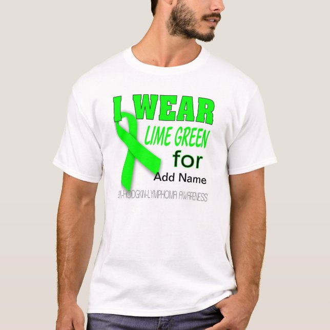 Lymphoma Awareness Month Personalizable T Shirt (Framsida)