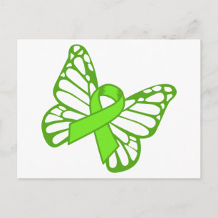 Lymphoma Butterfly Vykort