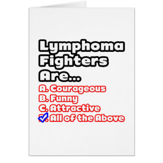 Lymphoma Fighter Quiz Hälsningskort