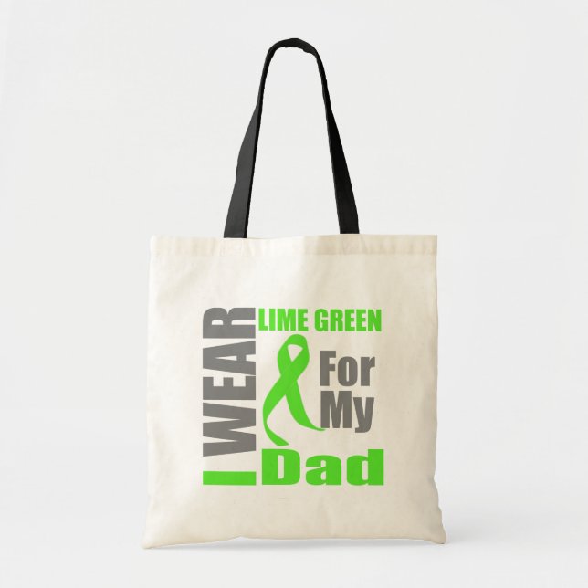 Lymphoma I Bära Lime Green Pappa Tygkasse (Framsidan)