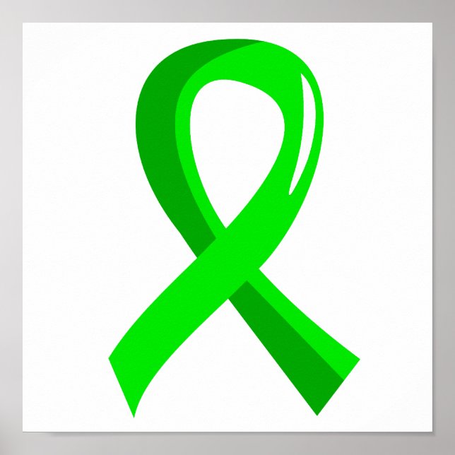 Lymphoma Lime Green Ribbon 3 Poster (Framsidan)