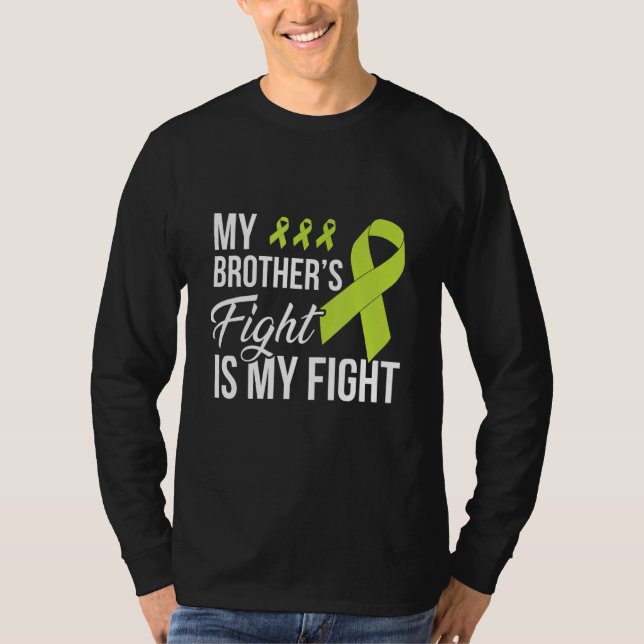Lymphoma  My Brother's Fight T Shirt (Framsida)
