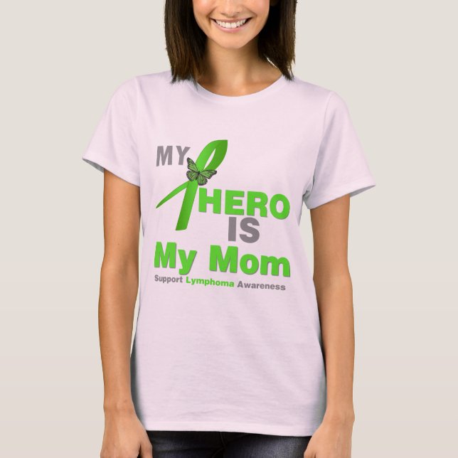 Lymphoma My Hero är Min Mamma Tee (Framsida)