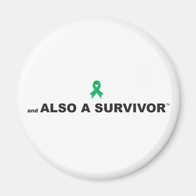 Lymphoma/non-Hodgkins lymphoma Survivor Magnet (Framsidan)