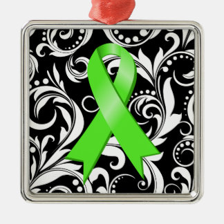 Lymphoma Ribbon Deco Noir Julgransprydnad Metall